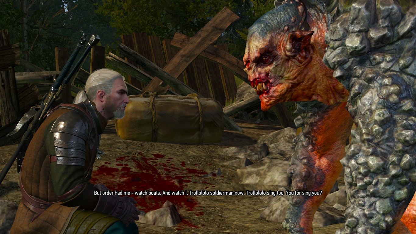 Geralt and Troll